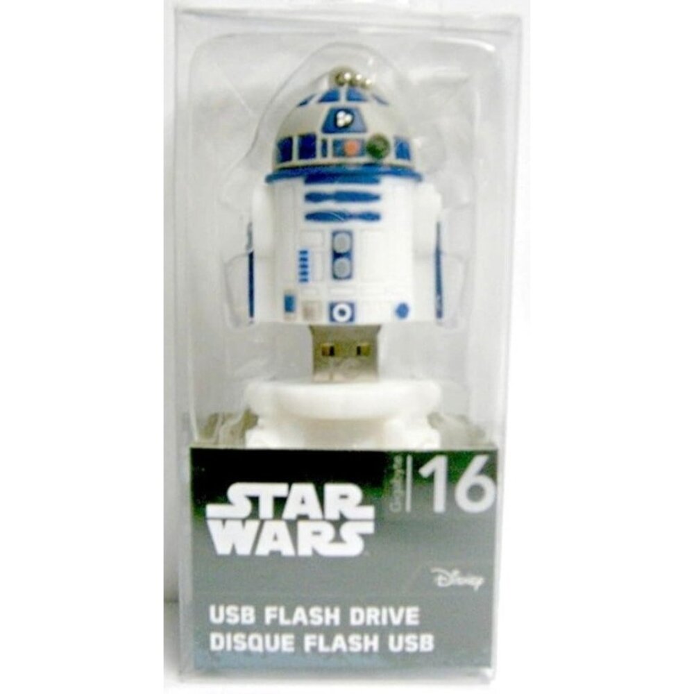 Star Wars R2-D2 16GB USB Flash Drive With Chain Disney Sealed New